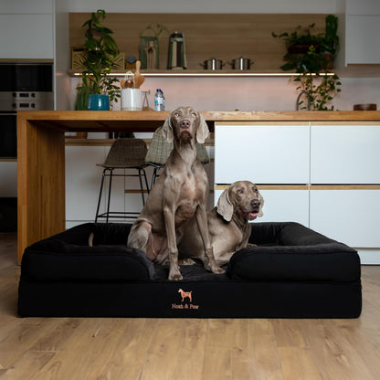 XL Dog Bed, 45x35x11 Inch, Orthopedic Large Dog Beds, Eggshell Memory Foam Infused with Cooling Gel, Inner Cover, Water Resistant, Machine Washable