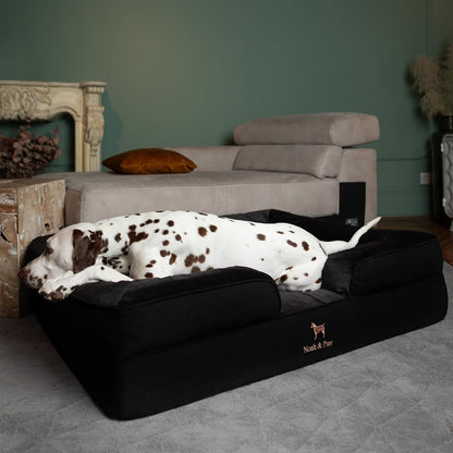 XL Dog Bed, 45x35x11 Inch, Orthopedic Large Dog Beds, Eggshell Memory Foam Infused with Cooling Gel, Inner Cover, Water Resistant, Machine Washable