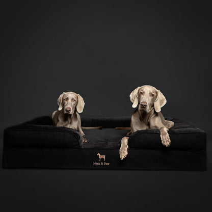 XL Dog Bed, 45x35x11 Inch, Orthopedic Large Dog Beds, Eggshell Memory Foam Infused with Cooling Gel, Inner Cover, Water Resistant, Machine Washable