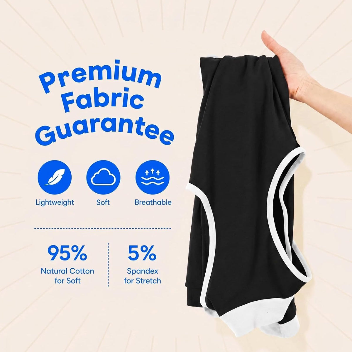 Innovating Dog Rear Leg Sleeve to Stop Lick, Dog Surgery Recovery Suit