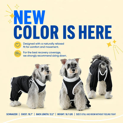 Innovating Dog Rear Leg Sleeve to Stop Lick, Dog Surgery Recovery Suit
