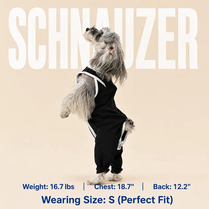 Innovating Dog Rear Leg Sleeve to Stop Lick, Dog Surgery Recovery Suit