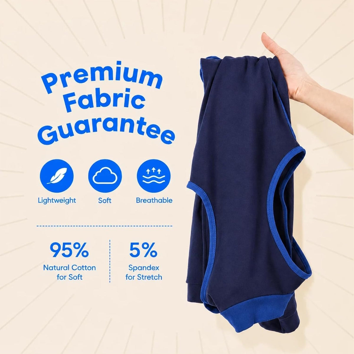 Innovating Dog Rear Leg Sleeve to Stop Lick, Dog Surgery Recovery Suit