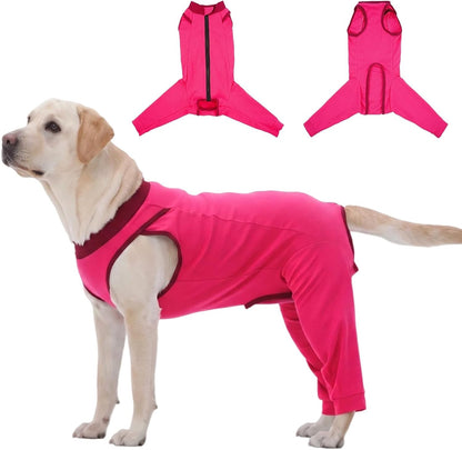Innovating Dog Rear Leg Sleeve to Stop Lick, Dog Surgery Recovery Suit
