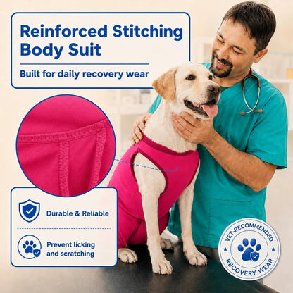 Innovating Dog Rear Leg Sleeve to Stop Lick, Dog Surgery Recovery Suit