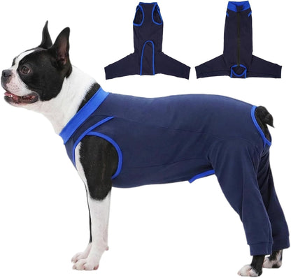 Innovating Dog Rear Leg Sleeve to Stop Lick, Dog Surgery Recovery Suit