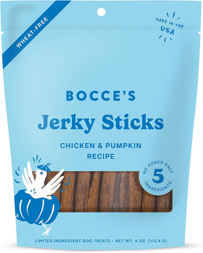 Chicken & Pumpkin Flavor Jerky Stick Dog Treats, 4 oz