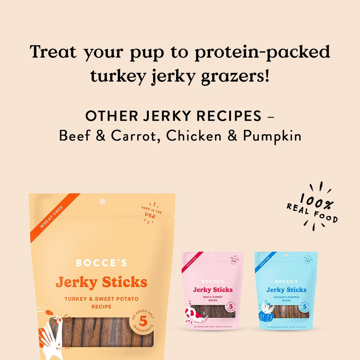 Chicken & Pumpkin Flavor Jerky Stick Dog Treats, 4 oz