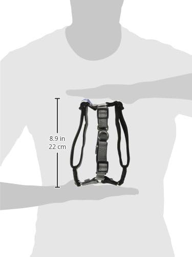Easy Walk Deluxe Dog Harness, No Pull Dog Harness – Perfect for Leash & Harness Training – Stops Pets from Pulling and Choking on Walks – Medium, Steel