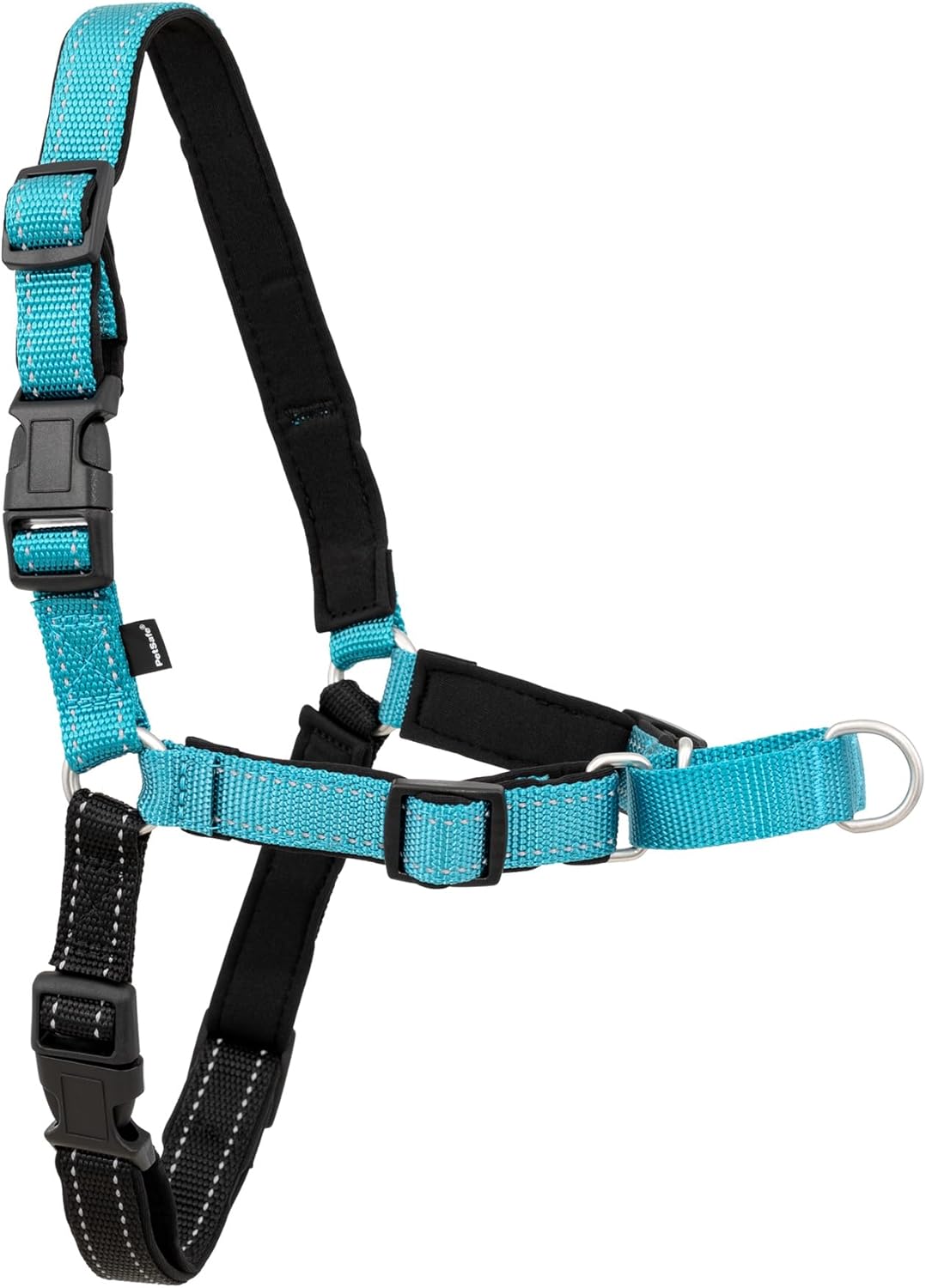 Easy Walk Deluxe Dog Harness, No Pull Dog Harness – Perfect for Leash & Harness Training – Stops Pets from Pulling and Choking on Walks – Medium, Steel