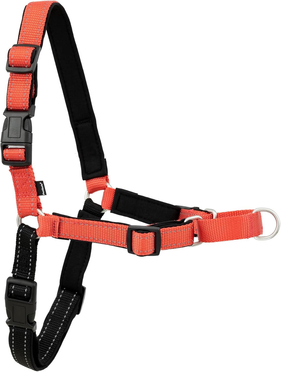 Easy Walk Deluxe Dog Harness, No Pull Dog Harness – Perfect for Leash & Harness Training – Stops Pets from Pulling and Choking on Walks – Medium, Steel