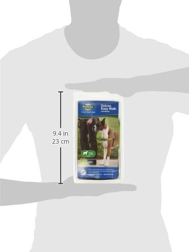 Easy Walk Deluxe Dog Harness, No Pull Dog Harness – Perfect for Leash & Harness Training – Stops Pets from Pulling and Choking on Walks – Medium, Steel