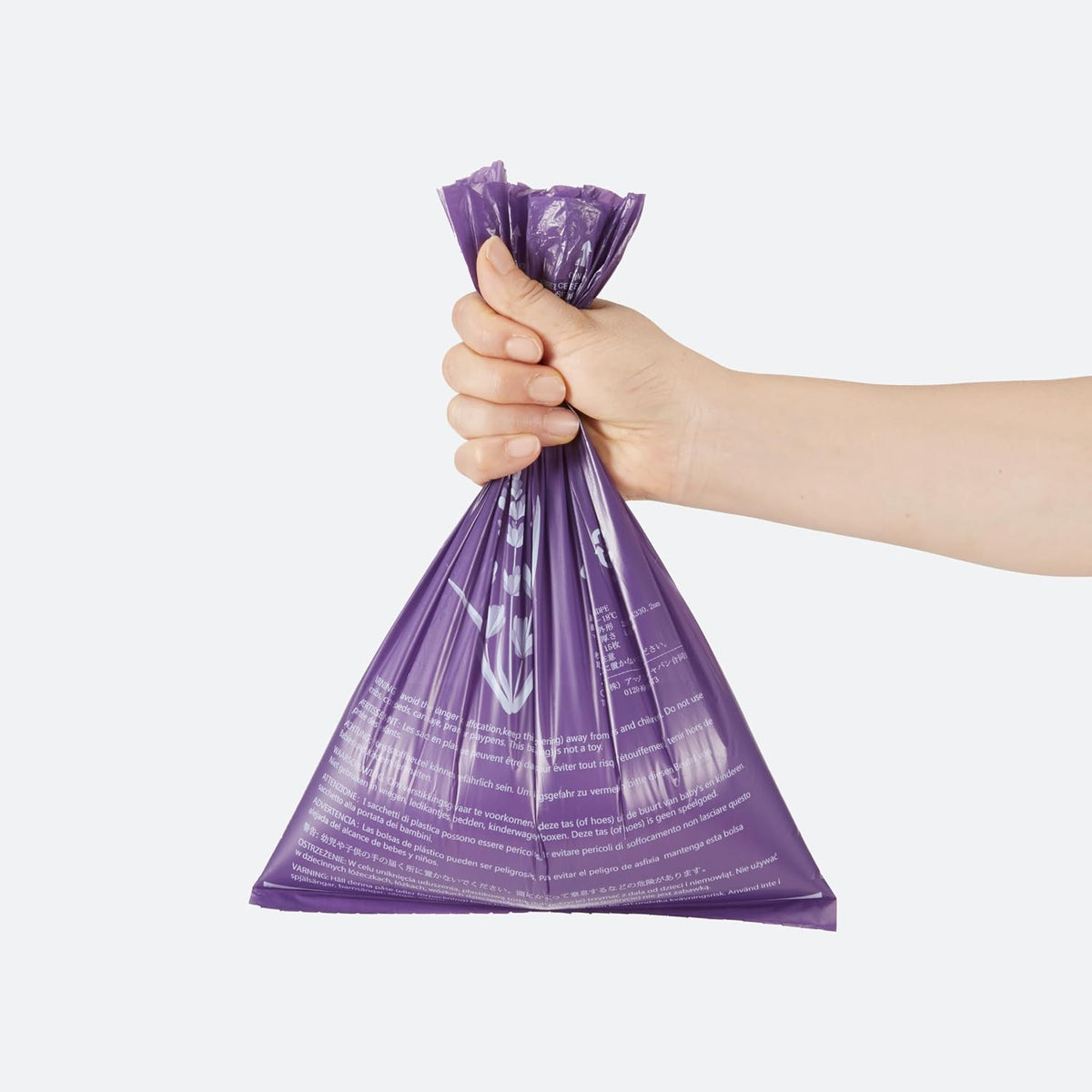 Dog Poop Leak Proof Bags with Dispenser and Leash Clip, Unscented, 13" x 9" Large Size, 300 Count