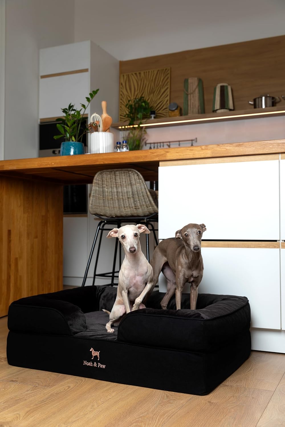 XL Dog Bed, 45x35x11 Inch, Orthopedic Large Dog Beds, Eggshell Memory Foam Infused with Cooling Gel, Inner Cover, Water Resistant, Machine Washable