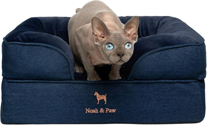XL Dog Bed, 45x35x11 Inch, Orthopedic Large Dog Beds, Eggshell Memory Foam Infused with Cooling Gel, Inner Cover, Water Resistant, Machine Washable