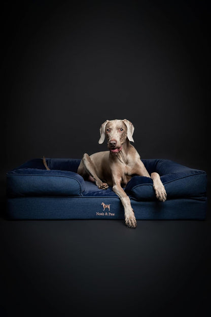 XL Dog Bed, 45x35x11 Inch, Orthopedic Large Dog Beds, Eggshell Memory Foam Infused with Cooling Gel, Inner Cover, Water Resistant, Machine Washable
