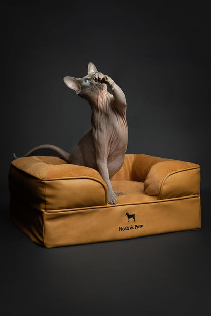 XL Dog Bed, 45x35x11 Inch, Orthopedic Large Dog Beds, Eggshell Memory Foam Infused with Cooling Gel, Inner Cover, Water Resistant, Machine Washable