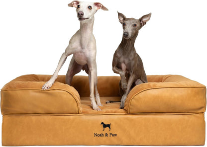 XL Dog Bed, 45x35x11 Inch, Orthopedic Large Dog Beds, Eggshell Memory Foam Infused with Cooling Gel, Inner Cover, Water Resistant, Machine Washable