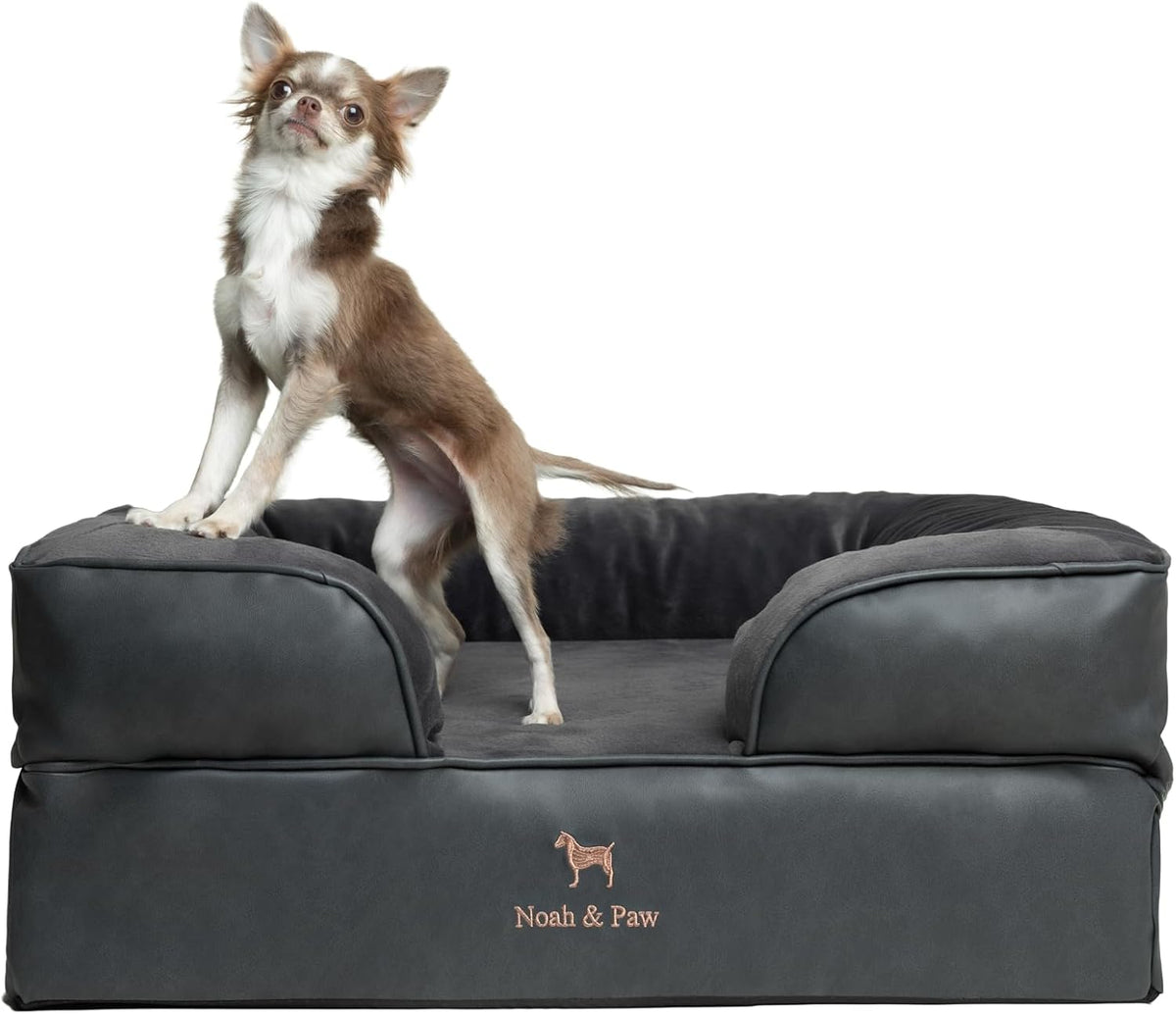 XL Dog Bed, 45x35x11 Inch, Orthopedic Large Dog Beds, Eggshell Memory Foam Infused with Cooling Gel, Inner Cover, Water Resistant, Machine Washable