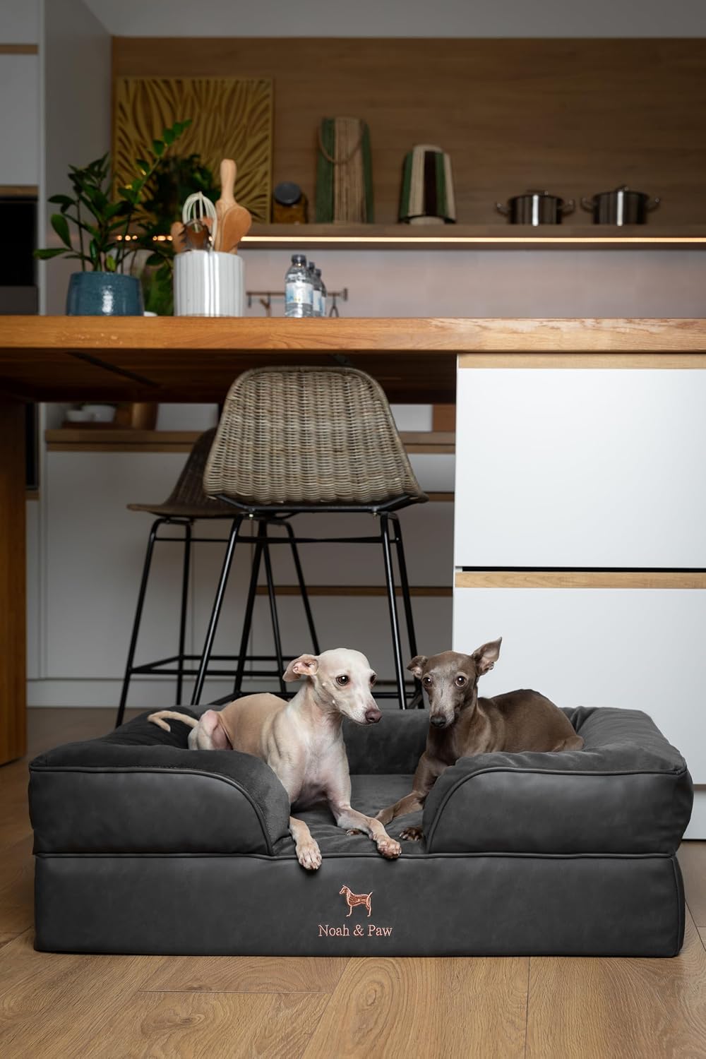 XL Dog Bed, 45x35x11 Inch, Orthopedic Large Dog Beds, Eggshell Memory Foam Infused with Cooling Gel, Inner Cover, Water Resistant, Machine Washable