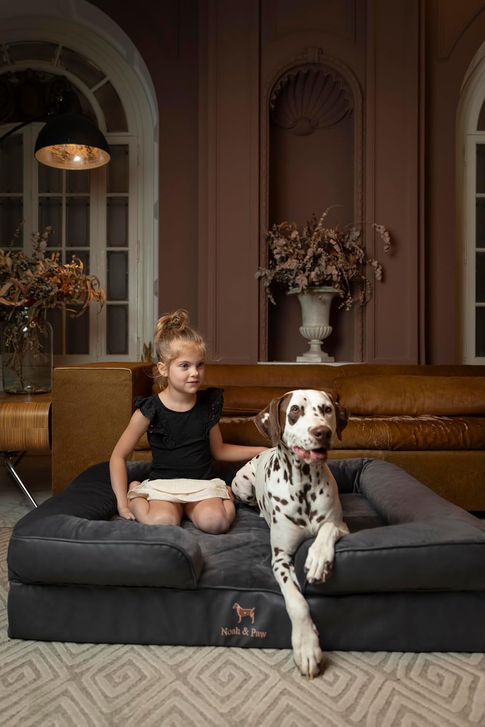 XL Dog Bed, 45x35x11 Inch, Orthopedic Large Dog Beds, Eggshell Memory Foam Infused with Cooling Gel, Inner Cover, Water Resistant, Machine Washable