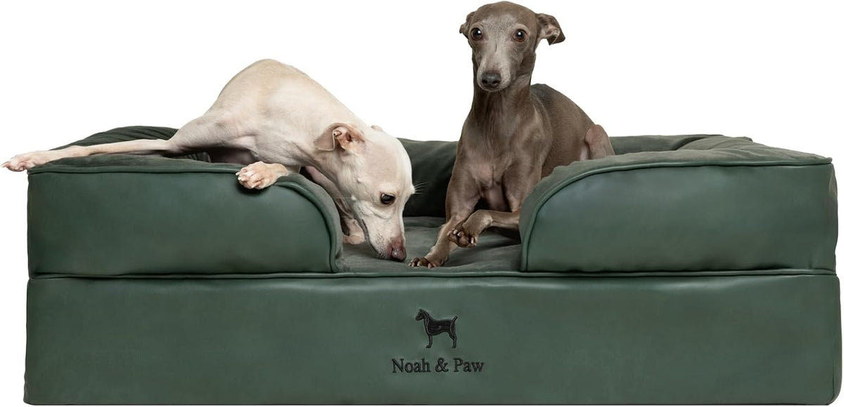 XL Dog Bed, 45x35x11 Inch, Orthopedic Large Dog Beds, Eggshell Memory Foam Infused with Cooling Gel, Inner Cover, Water Resistant, Machine Washable