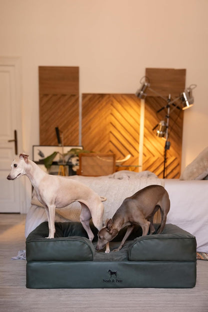 XL Dog Bed, 45x35x11 Inch, Orthopedic Large Dog Beds, Eggshell Memory Foam Infused with Cooling Gel, Inner Cover, Water Resistant, Machine Washable