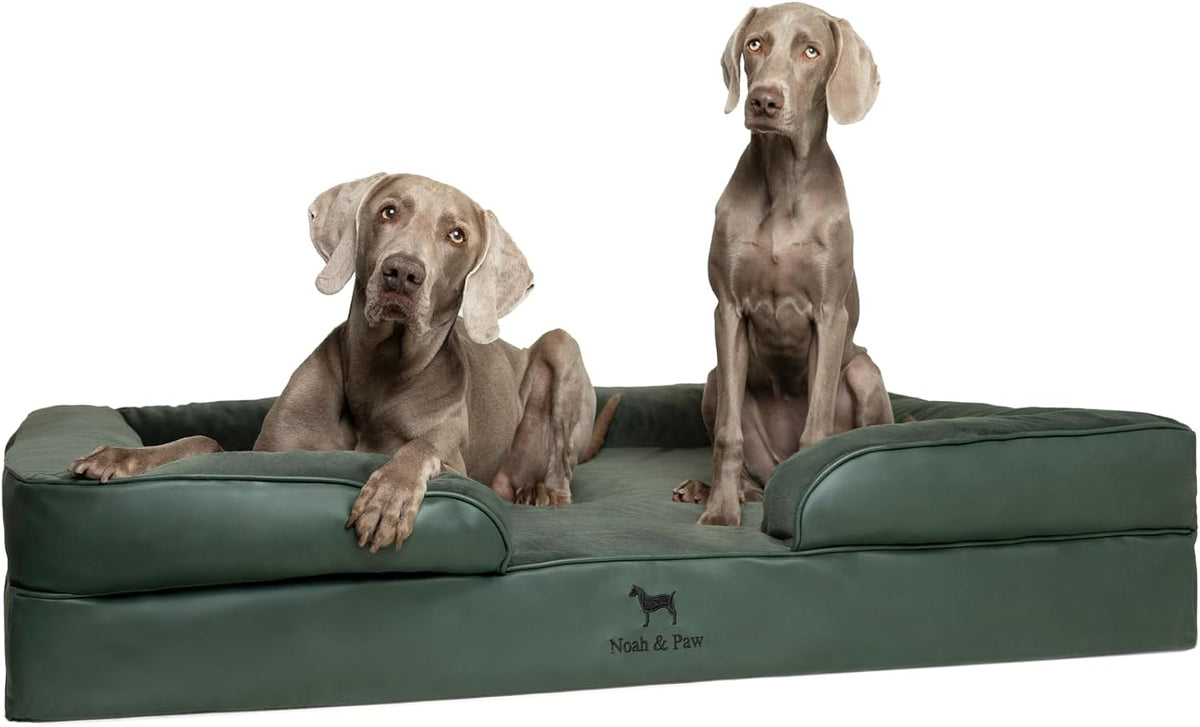 XL Dog Bed, 45x35x11 Inch, Orthopedic Large Dog Beds, Eggshell Memory Foam Infused with Cooling Gel, Inner Cover, Water Resistant, Machine Washable