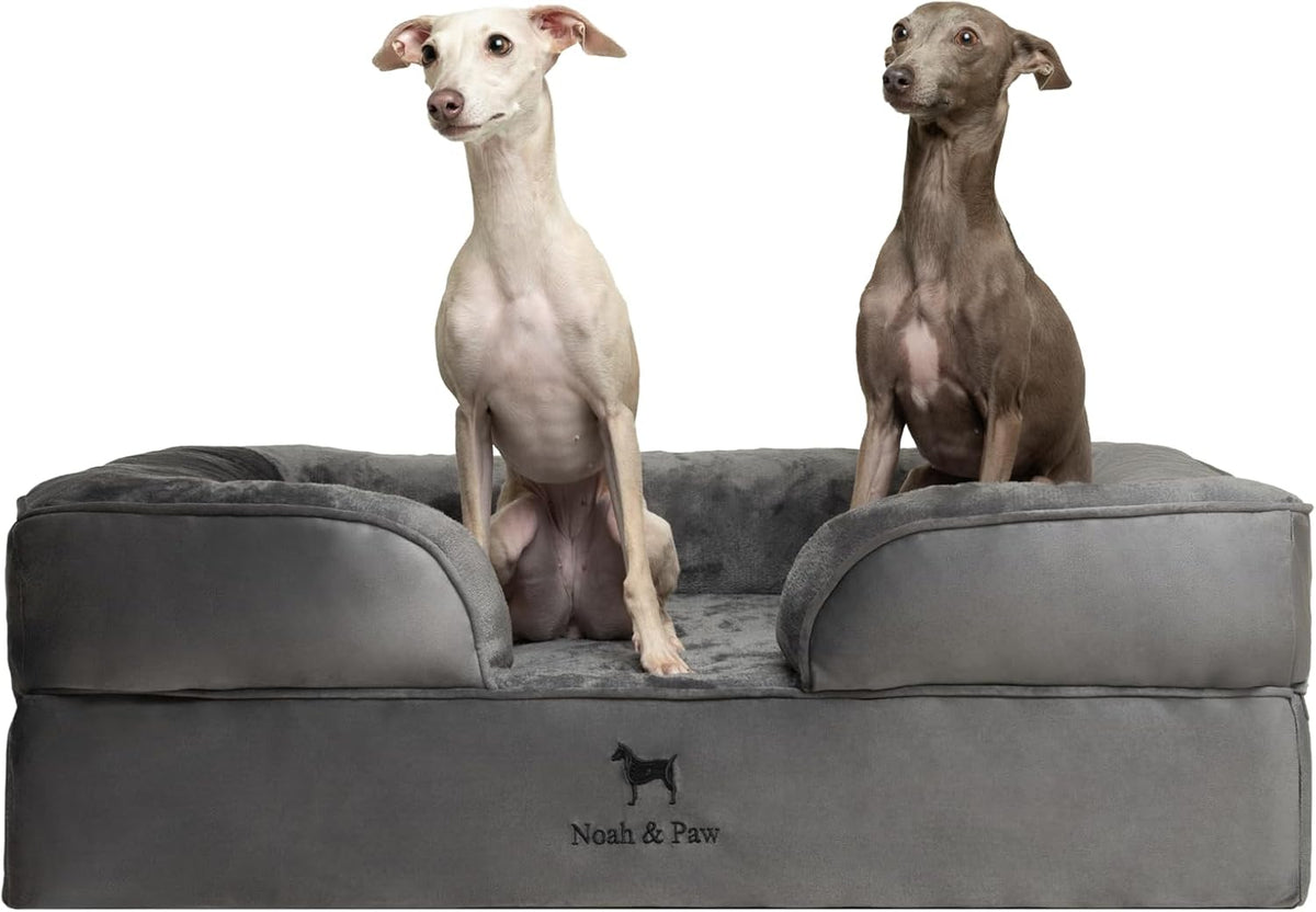 XL Dog Bed, 45x35x11 Inch, Orthopedic Large Dog Beds, Eggshell Memory Foam Infused with Cooling Gel, Inner Cover, Water Resistant, Machine Washable
