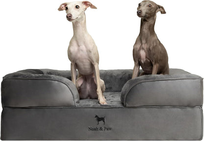 XL Dog Bed, 45x35x11 Inch, Orthopedic Large Dog Beds, Eggshell Memory Foam Infused with Cooling Gel, Inner Cover, Water Resistant, Machine Washable