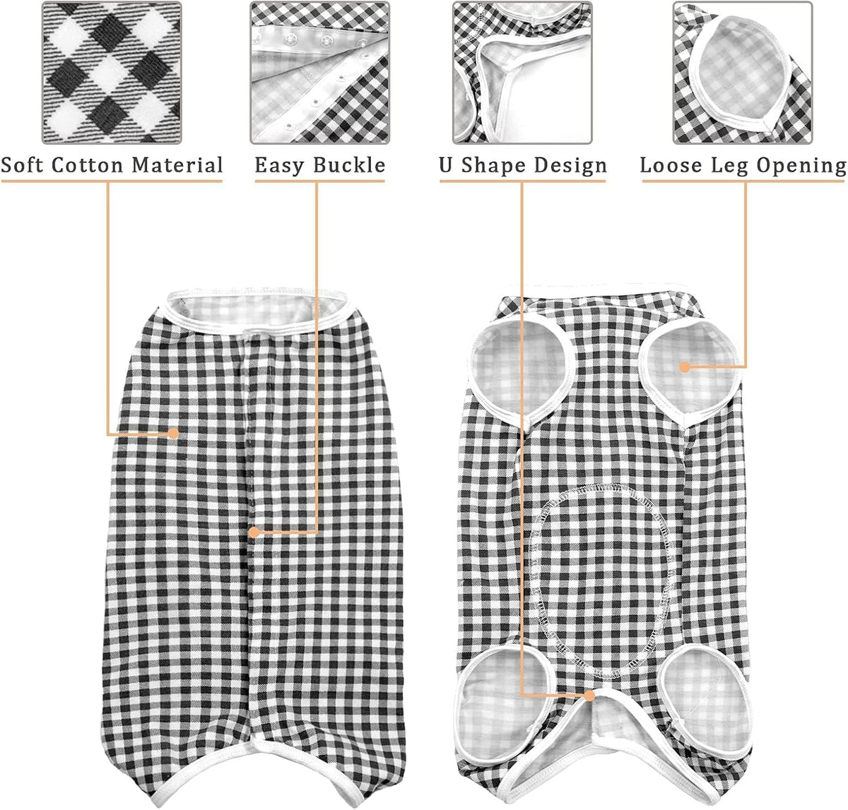 Surgical Recovery Suit for Dogs Cats, E-Collar Alternative