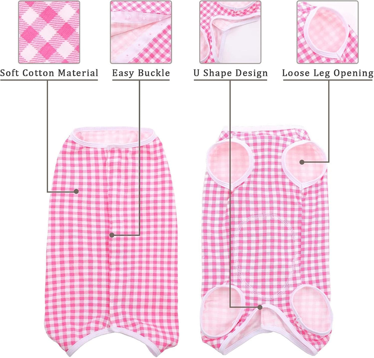 Surgical Recovery Suit for Dogs Cats, E-Collar Alternative