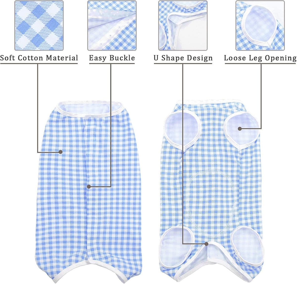 Surgical Recovery Suit for Dogs Cats, E-Collar Alternative