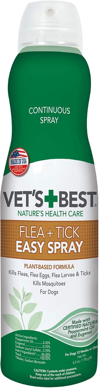 Flea & Tick, Mosquito, Yard & Kennel Spray for Dogs, 32 oz