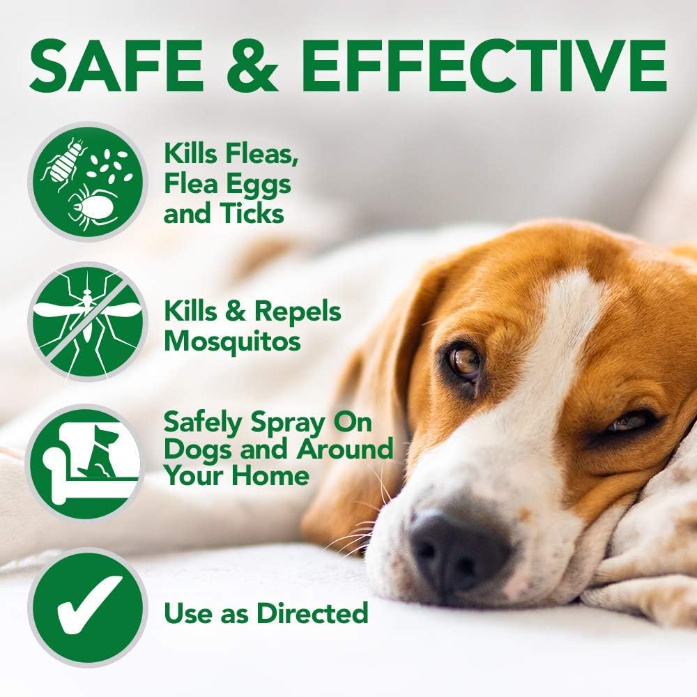 Flea & Tick, Mosquito, Yard & Kennel Spray for Dogs, 32 oz