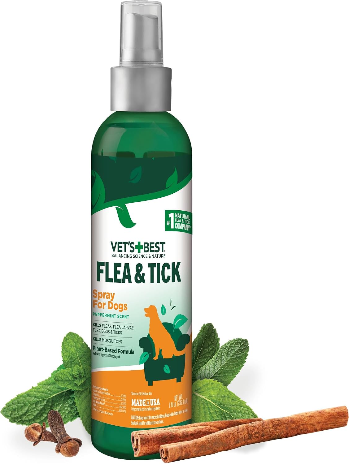 Flea & Tick, Mosquito, Yard & Kennel Spray for Dogs, 32 oz