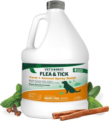 Flea & Tick, Mosquito, Yard & Kennel Spray for Dogs, 32 oz