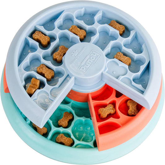 Nina Ottosson Lickin’ Layers 3-in-1 Dog Toy Treat Puzzle, 7"