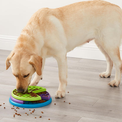 Nina Ottosson Lickin’ Layers 3-in-1 Dog Toy Treat Puzzle, 7"