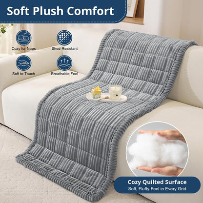 Couch Cover for Dogs, Washable Non Slip Sofa Cover for Pets | Soft Couch Covers for Sofa, Loveseat and Sectional, Furniture Protector Against Pet Hair & Dirt (27.6" x 59", Moss Green)