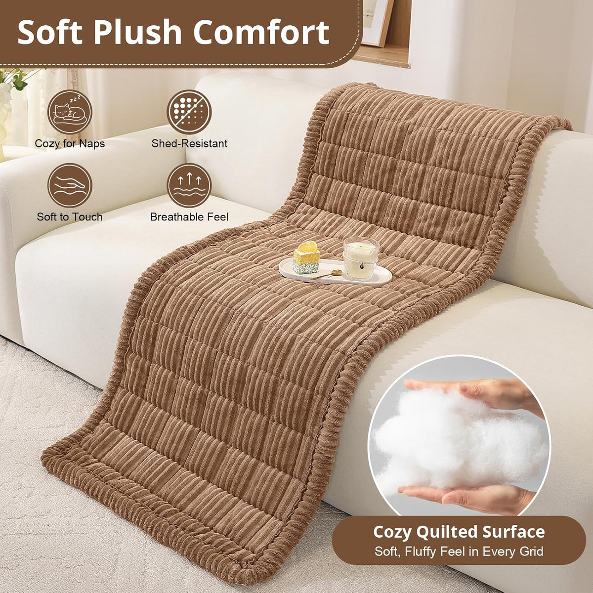 Couch Cover for Dogs, Washable Non Slip Sofa Cover for Pets | Soft Couch Covers for Sofa, Loveseat and Sectional, Furniture Protector Against Pet Hair & Dirt (27.6" x 59", Moss Green)