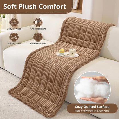 Couch Cover for Dogs, Washable Non Slip Sofa Cover for Pets | Soft Couch Covers for Sofa, Loveseat and Sectional, Furniture Protector Against Pet Hair & Dirt (27.6" x 59", Moss Green)