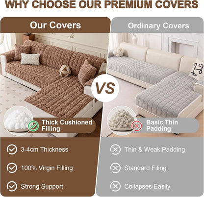 Couch Cover for Dogs, Washable Non Slip Sofa Cover for Pets | Soft Couch Covers for Sofa, Loveseat and Sectional, Furniture Protector Against Pet Hair & Dirt (27.6" x 59", Moss Green)
