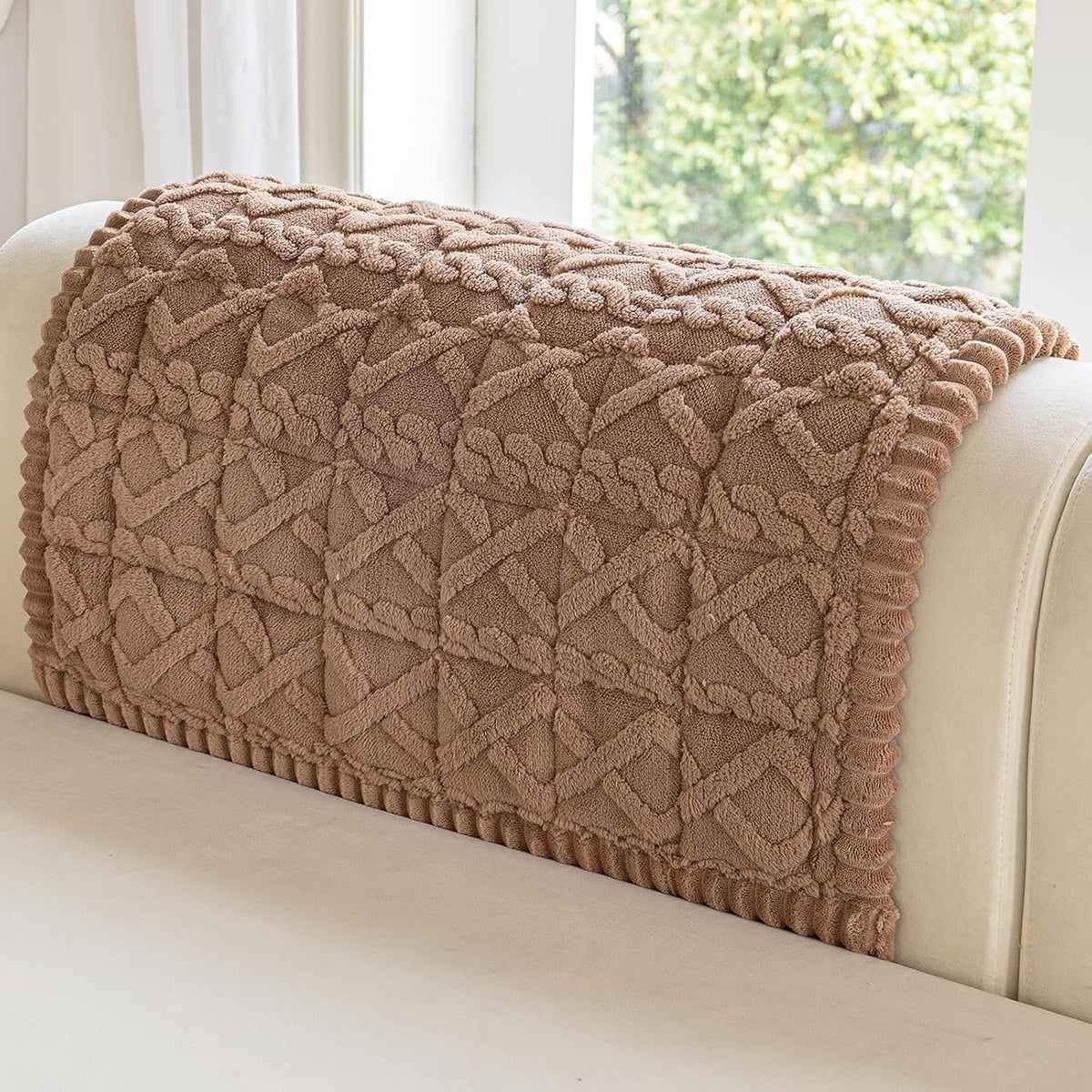Couch Cover for Dogs, Washable Non Slip Sofa Cover for Pets | Soft Couch Covers for Sofa, Loveseat and Sectional, Furniture Protector Against Pet Hair & Dirt (27.6" x 59", Moss Green)