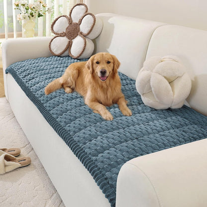 Couch Cover for Dogs, Washable Non Slip Sofa Cover for Pets | Soft Couch Covers for Sofa, Loveseat and Sectional, Furniture Protector Against Pet Hair & Dirt (27.6" x 59", Moss Green)