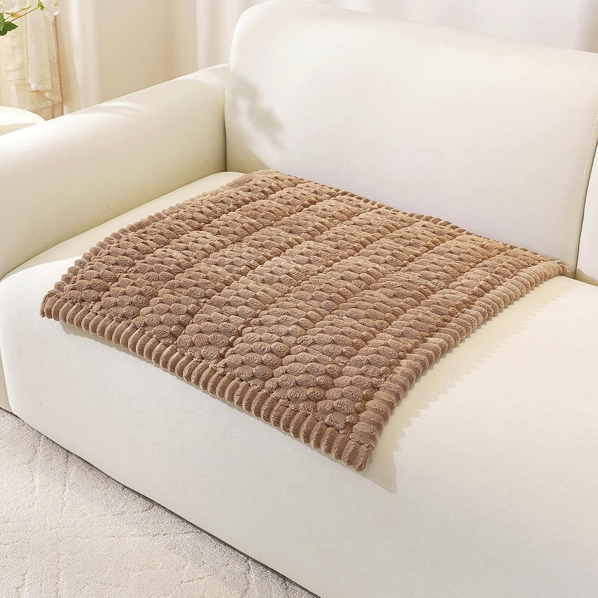 Couch Cover for Dogs, Washable Non Slip Sofa Cover for Pets | Soft Couch Covers for Sofa, Loveseat and Sectional, Furniture Protector Against Pet Hair & Dirt (27.6" x 59", Moss Green)