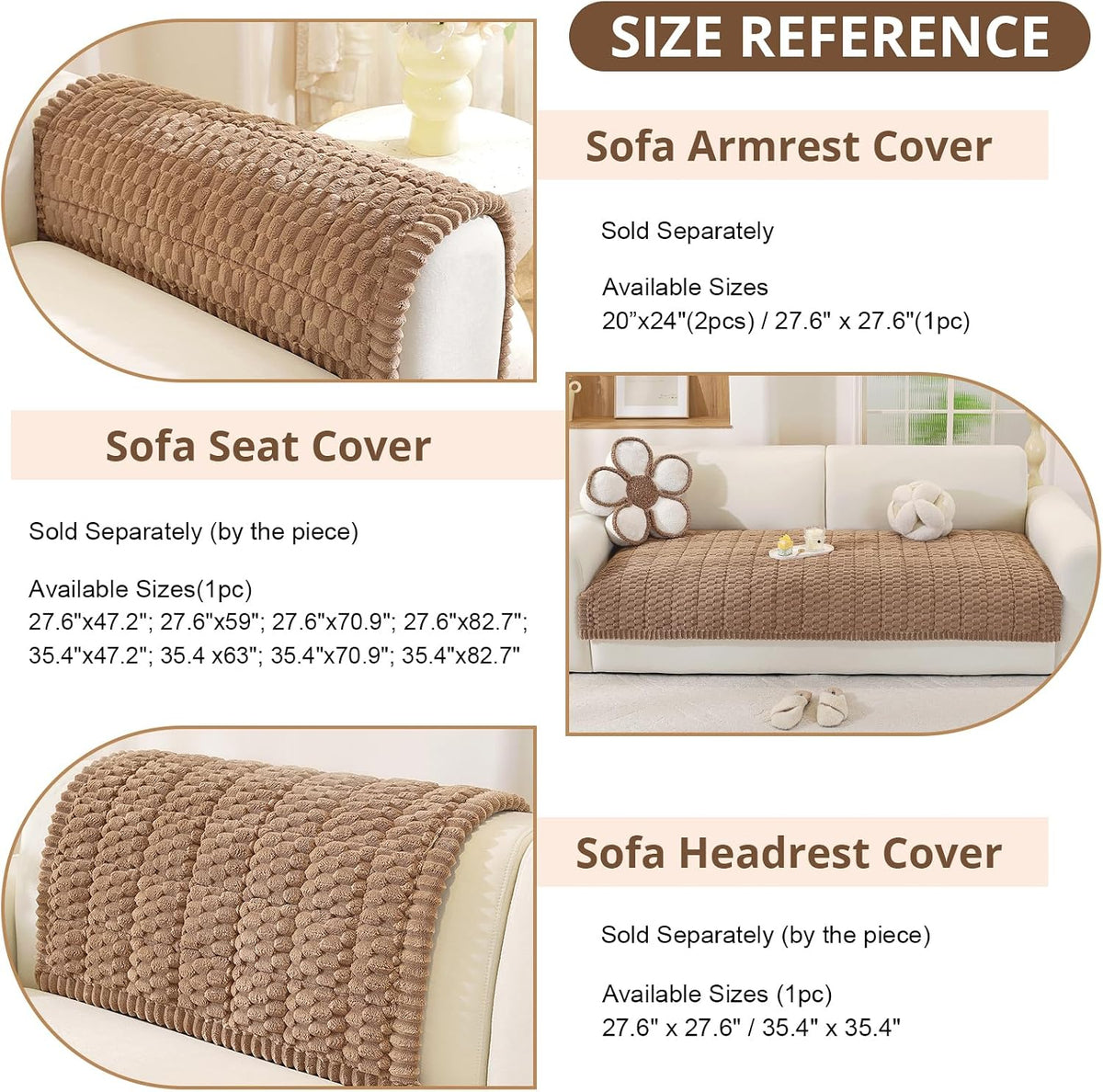 Couch Cover for Dogs, Washable Non Slip Sofa Cover for Pets | Soft Couch Covers for Sofa, Loveseat and Sectional, Furniture Protector Against Pet Hair & Dirt (27.6" x 59", Moss Green)
