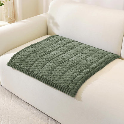 Couch Cover for Dogs, Washable Non Slip Sofa Cover for Pets | Soft Couch Covers for Sofa, Loveseat and Sectional, Furniture Protector Against Pet Hair & Dirt (27.6" x 59", Moss Green)