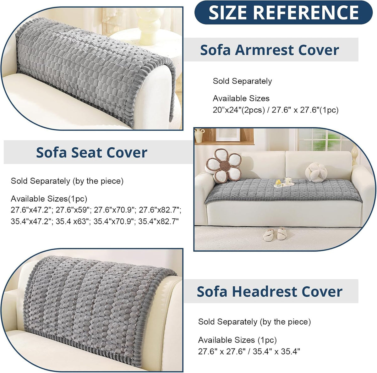 Couch Cover for Dogs, Washable Non Slip Sofa Cover for Pets | Soft Couch Covers for Sofa, Loveseat and Sectional, Furniture Protector Against Pet Hair & Dirt (27.6" x 59", Moss Green)