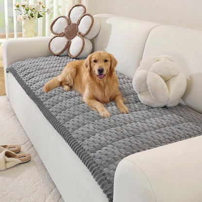 Couch Cover for Dogs, Washable Non Slip Sofa Cover for Pets | Soft Couch Covers for Sofa, Loveseat and Sectional, Furniture Protector Against Pet Hair & Dirt (27.6" x 59", Moss Green)